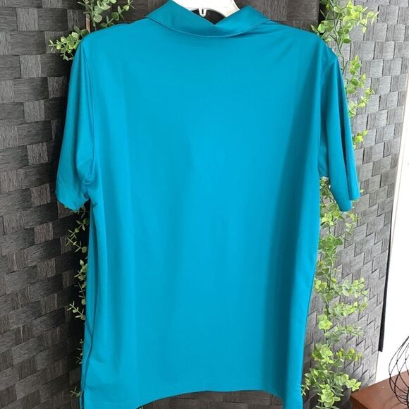 Puma Size Small Drycell short sleeve polo. Color: ocean depths - Picture 2 of 10